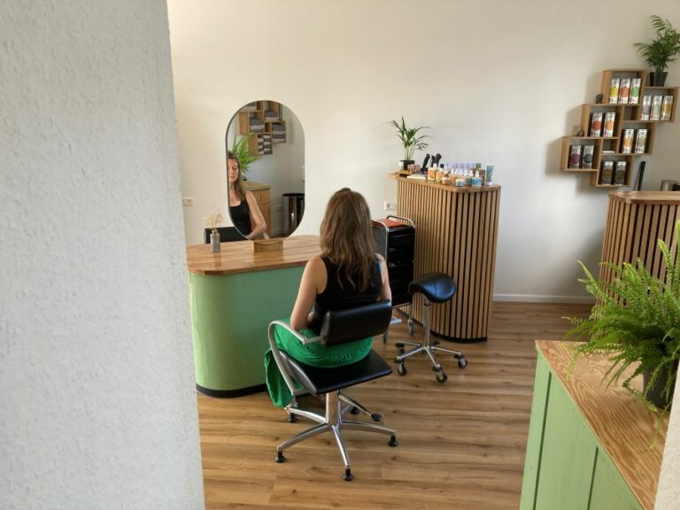 Training im Salon von Jana